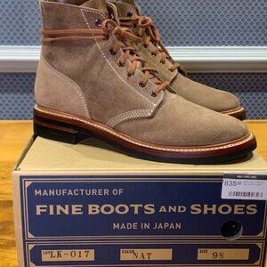 JOHN LOFGREN M43 Service Boots Natural CXL Roughout Horween Leather Sz 9.5 D